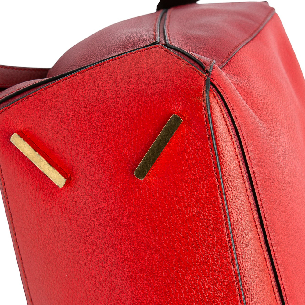 Pre-Loved LOEWE Medium Tricolor Calfskin Puzzle Satchel - Picture 7 of 10
